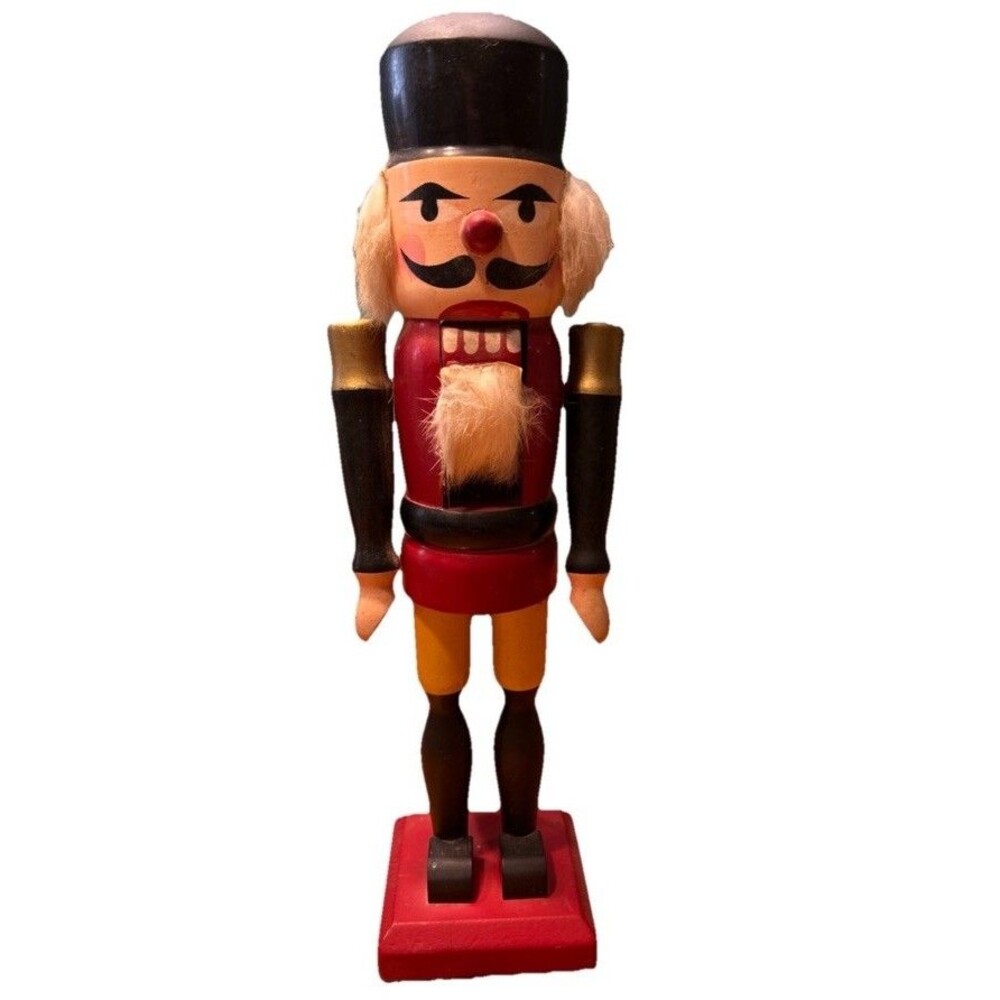 Tall Wooden Nutcracker Soldier- 13.25"‎